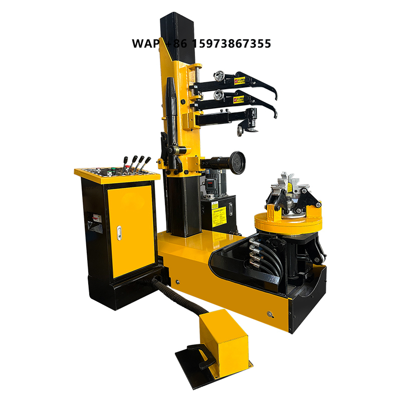 Tire Changer Machine - 고효율 수직형 전기 트럭 타이어 수리