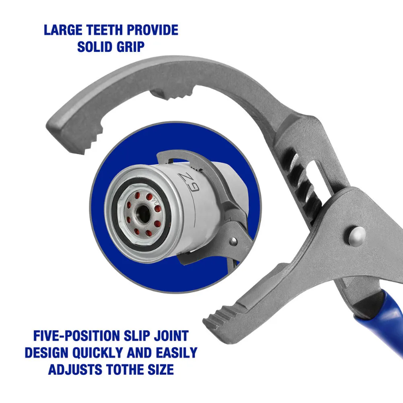 Oil Filter Wrench - 1개 9/12인치 오일 필터 플라이어 클램프형