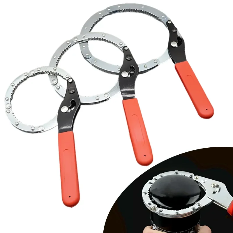 Oil Filter Wrench - 인체공학적 그립으로 조절 가능한 컴팩트 오일
