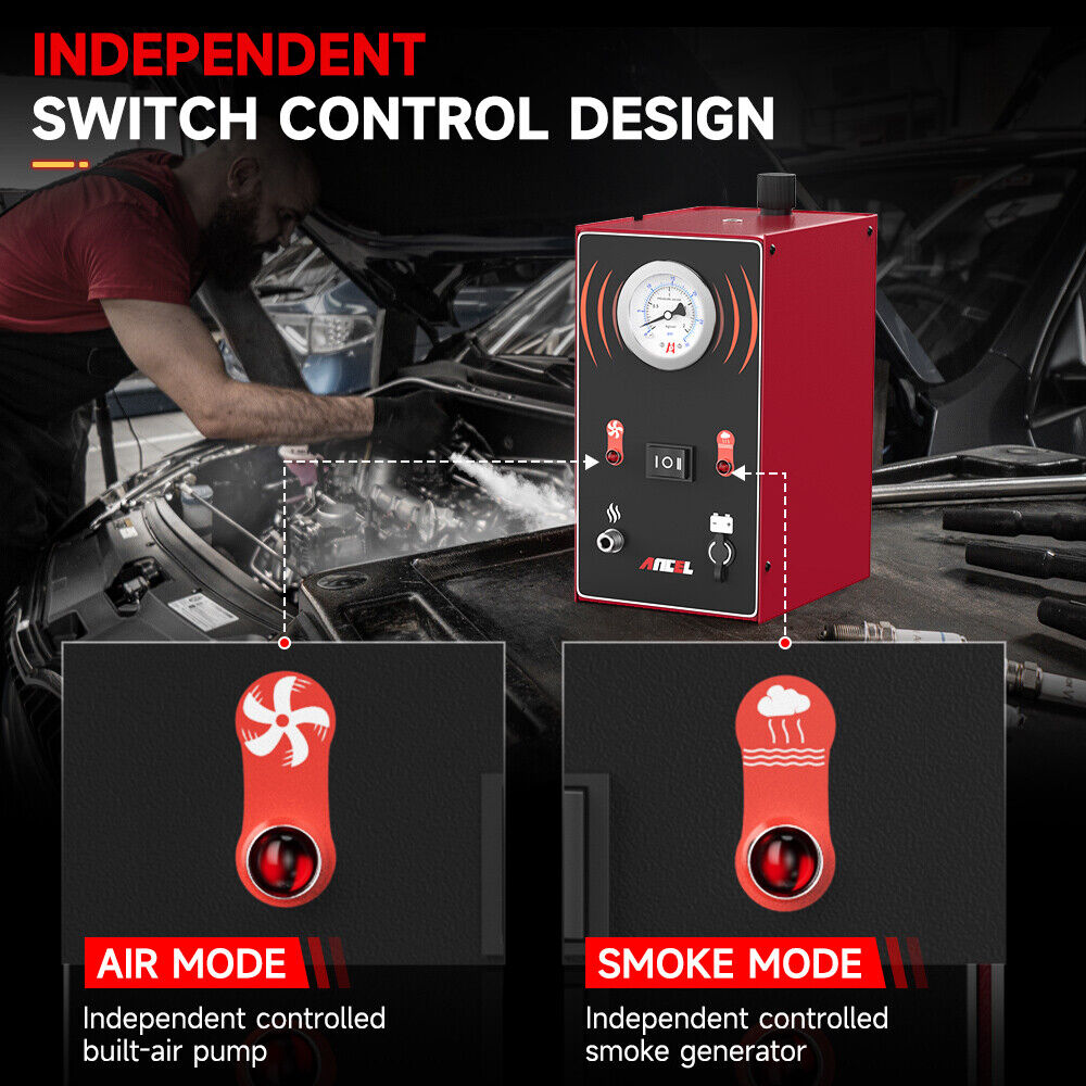 ANCEL S200 EVAP 연기 누출 감지기 자동차  - Smoke Leak Detector 리뷰 및 가격