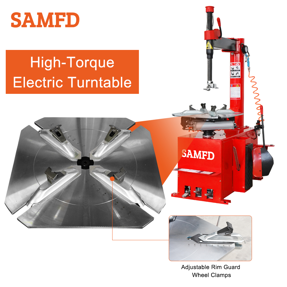 새로운 자동 타이어 장착기 12-24인치 효율적인 타이 - Tire Changer Machine 리뷰 및 가격