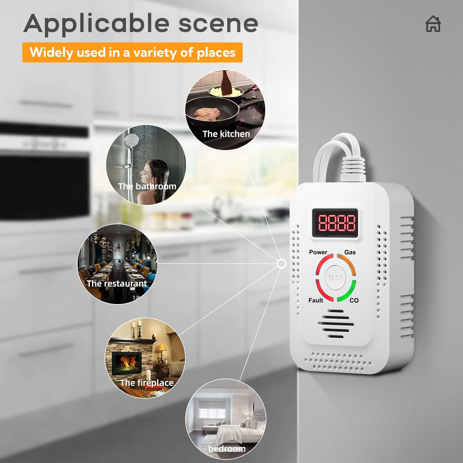 천연 가스 감지기 2in1 및 일산화탄소 CO 감지기, - Smoke Leak Detector 리뷰 및 가격